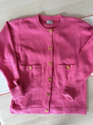 Suéter cárdigan vintage de cachemir Chanel Foto 1 de 4