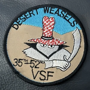 DESERT STORM USAF YGBSM DESERT WEASELS VSF Very Severely Fu©ked F-4 PATCH - Bild 1 von 2