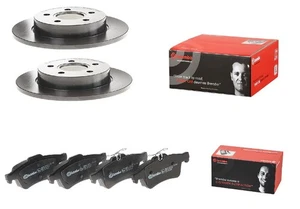 Dischi Pastiglie Freno Posteriori Brembo per Ford Focus II C-MAX 1.6 TDCi 90 Hp - Imagen 1 de 8