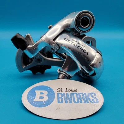 Câmbio traseiro Shimano Ultegra RD-6600 10 velocidades gaiola curta 2x10sp excelente estado usado!!  j13 - Imagem 1 de 4