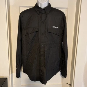 Strata SFX302 FR Arc Rated Work Shirt Hitachi Logo Gray Cat 2 PSA Long Sleeve - Bild 1 von 18