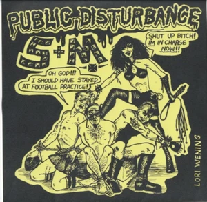 PUBLIC DISTURBANCE S&M 7" VINYL w/PS RE 80s PUNK ROCK - Picture 1 of 2