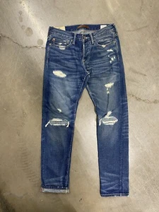 Abercrombie & Fitch 1892 Collection Japanese Selvedge Fabric Jeans Size 28x30 - Picture 1 of 7