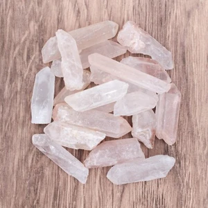 Cuarzo hematoide rojo áspero natural de 1/4 lb puntos de cristal cereza fuego cuarzo a granel - Imagen 1 de 5