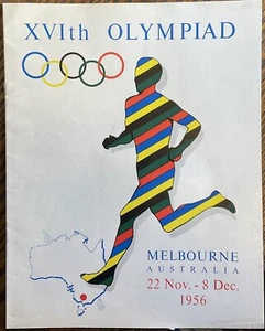 1956 Olympic Games Program, Melbourne, Australia, XVIth Olympiad, Vintage - Picture 1 of 8