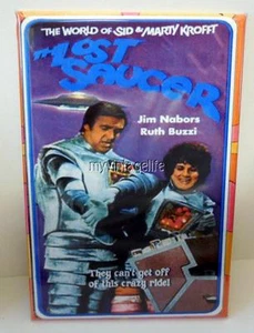 Vintage LOST SAUCER KROFFT JIM NABORS 2" x 3" Fridge MAGNET RUTH BUZZI - Picture 1 of 1