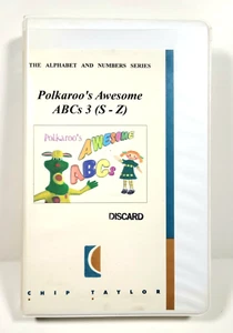 Polkaroo's Awesome ABCs 3 S-Z Polkaroo VHS Chip Taylor - Picture 1 of 6
