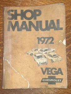 1972 CHEVROLET VEGA SHOP SERVICE MANUAL PREOWNED - Bild 1 von 5