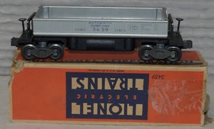 Lionel original postwar 3459 silver dump car & tattered 1946 box - Picture 1 of 6