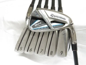 Used TaylorMade Sim Max Iron Set 5-PW Project X 5.0 Senior Graphite Shafts A - Picture 1 of 9