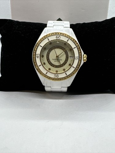 Orologio da polso Kate Spade New York 0690 donna cinturino bianco quadrante analogico quarzo JNA170