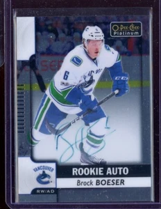 2017-18 O-Pee-Chee Platinum Rookie Autographs #RBB Brock Boeser A - Bild 1 von 2