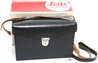 Leica System Case for Leicaflex black leather boxed
