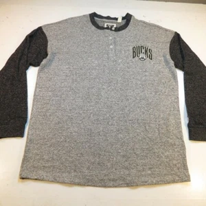 NEW TAILGATE MILWAUKEE BUCKS NBA BASKETBALL JERSEY TEE T SHIRT Mens S Gray  - Picture 1 of 3