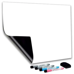 Whiteboard Magnetic Fridge White Board A3+ for Home Kitchen Menu Meal Shopping - Picture 1 of 8