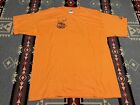Gildan Men’s Lou Brock Autographed Orange Cotton Golf T Shirt SZ XL R1