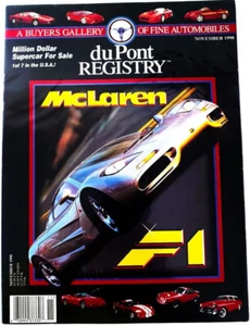 Du Pont Registry A Buyers Gallery of Fine Automobiles November 1998 - Picture 1 of 1