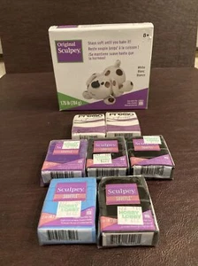 Original Sculpey Blanco, Arcilla de Polímero, Hornear 1,75 lb Con Extras - Imagen 1 de 9