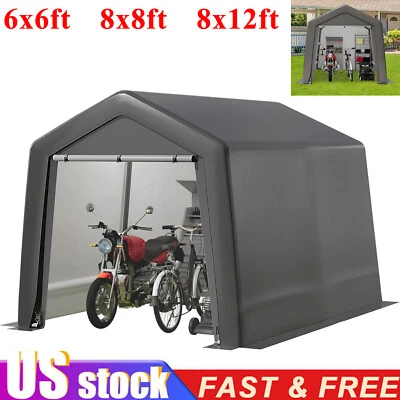 Portable Storage Shelter Shed Outdoor Heavy Duty Carport Canopy Garage Car Tent