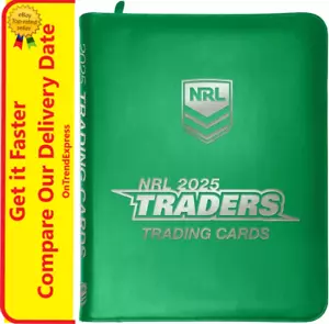 2025 NRL Traders Rugby League Trading Cards Album with 30 Pages Hold 270 Cards - Picture 1 of 5