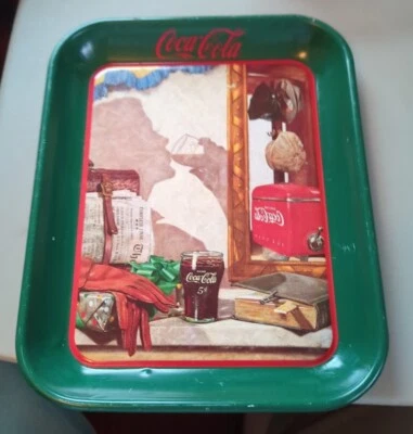 VTG/ 1993 Coca-Cola Reflections In The Mirror Thick Gauge Metal Tray - Image 1 of 4