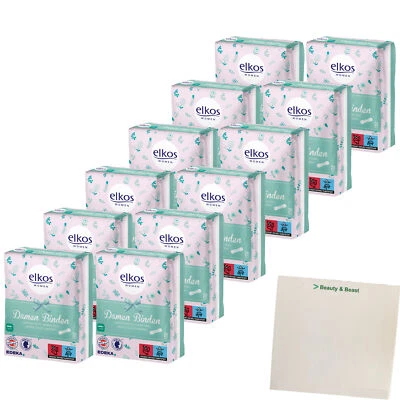 Elkos Damen Binden 12er Pack (12x20Stk) + usy Block