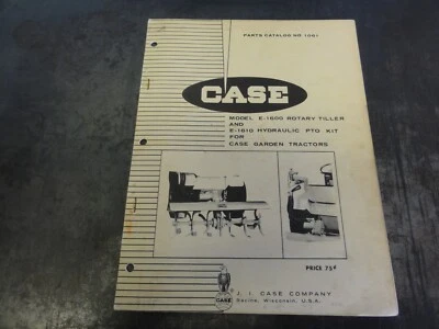 Case E-1600 Rotary Tiller E-1610 PTO Kit For Garden Tractors Parts Catalog  1061 - Image 1 of 4