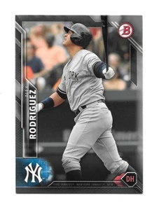 Bowman béisbol Alex Rodríguez 2016 plateado - Yanquis de Nueva York - #61 - Imagen 1 de 1
