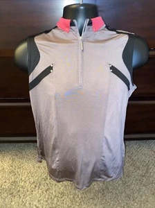 NWT JAMIE SADOCK Women's 1/4 Zip Golf Top Multicolor Size Medium - Picture 1 of 6