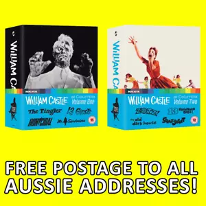 WILLIAM CASTLE AT COLUMBIA VOLUME 1 + 2 one two BLURAY BOX SETS SEALED not DVD - Bild 1 von 17
