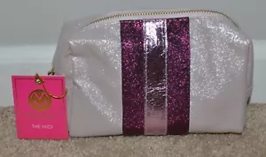 Macbeth Collection By Margaret Josephs The Midi Pink Purple Zip Around Pouch - Picture 1 of 6