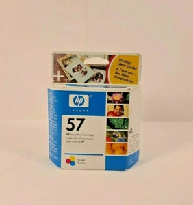 HP Inkjet Print Cartridge 57 Tri-Color C6657AC New 2004 17 ml - Picture 1 of 6