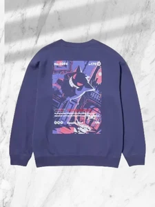 [Limited Edition] Pokemon x UNIQLO UT Sweat Shirts Gengar Japan LILA 2025 - Bild 1 von 11