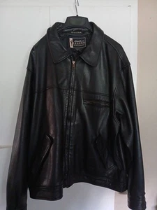 VINTAGE EDDIE BAUER LEGEND JOURNEYMAN BOMBER LEATHER JACKET MEN'S (XL) EXCELLENT - Picture 1 of 7
