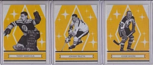 23-24 Cubierta Superior Shore Bucyk Sawchuk RETRO Boston Bruins Centenario 2023 - Imagen 1 de 1