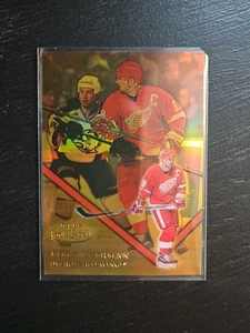 2000-01 Topps Gold Label Classe 3 Oro /199 Steve Yzerman #79 HOF - Foto 1 di 2