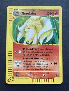 Pokemon Card Expedition Set Base: NINETALES 21/165 Holo Rare - OTTIME/NM - Foto 1 di 9