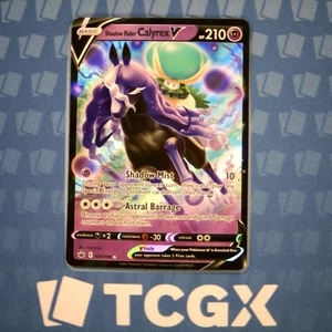 Pokemon - Shadow Rider Calyrex V - 074/198 - SWSH06: Chilling Reign - Holo NM - Picture 1 of 1