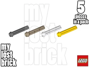 LEGO - Part 6587 - Technic Axles, size 3 with Stud (Pack of 5) + NEW + - Picture 1 of 5