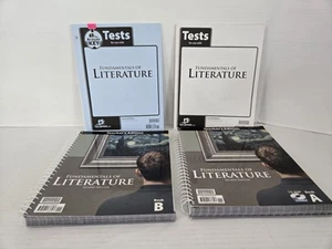 BJU Fundamentals of Literature Teacher's Ed Book A Book B Tests & Key FREE SHIP - Picture 1 of 3