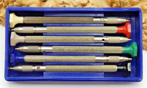 Relojeros Herramienta C&E Marshall Reloj-Artesanía Equilibrio Tornillos Cortadores Horología y Estuche - Imagen 1 de 6