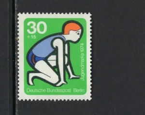 Deutschland Berlin 1974 JUNGE ATLET SC 9NB107 MNH  - Bild 1 von 1