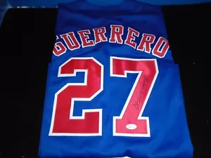 Vladimir Guerrero Autographed Custom Montreal Expos Jersey COA - Picture 1 of 4