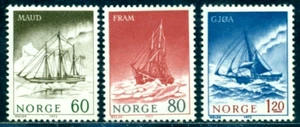 1972 Polarschiffe, Expeditionsschiff in Eispackung, Polarschiff, Norwegen, Mi.649, postfrisch - Bild 1 von 1