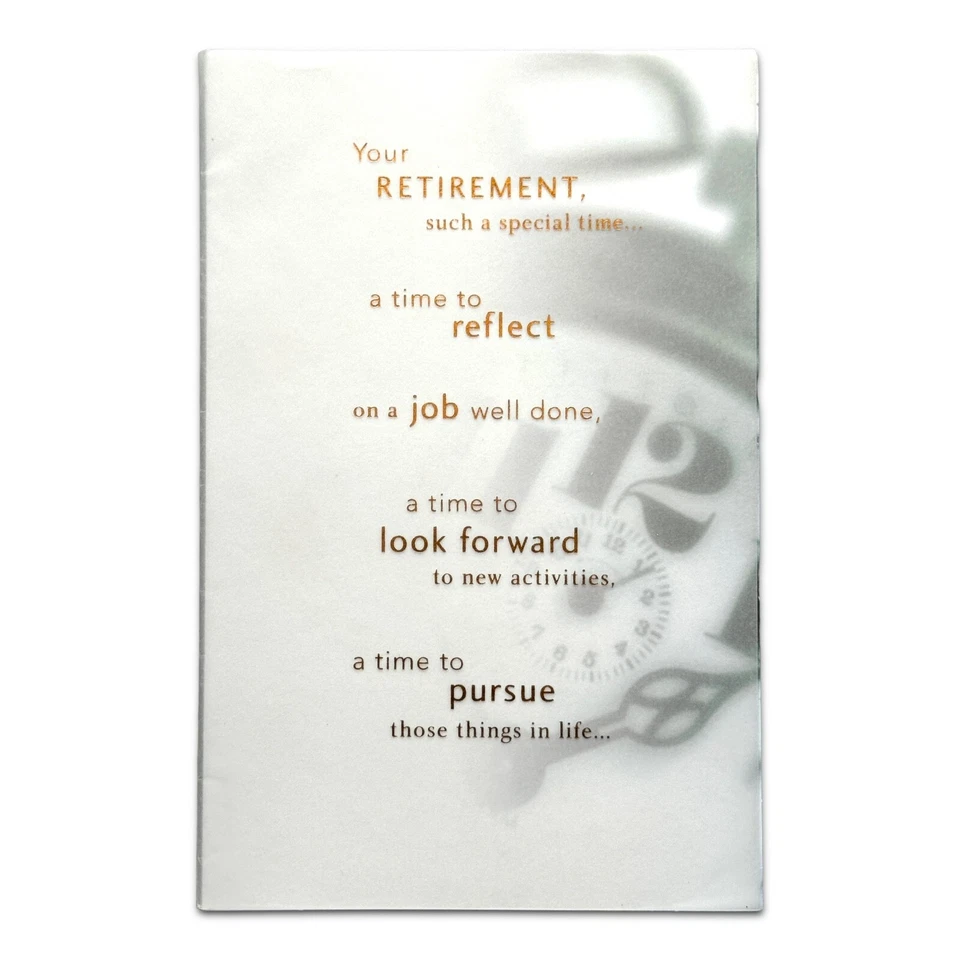 Thoughtful RETIREMENT CONGRATULATIONS Card, Best Wishes by American Greetings +✉ - Image 1 of 4
