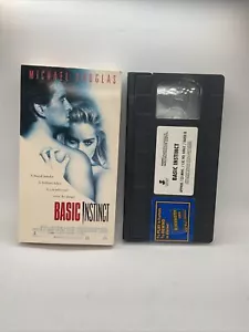 Basic Instinct - VHS 1992 - Sharon Stone Michael Douglas - R Rated - Picture 1 of 4