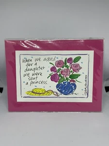 Sally Huss „Als wir um eine Tochter fragten, wurden wir eine Prinzessin geschickt.“ Druck 1990 - Bild 1 von 2