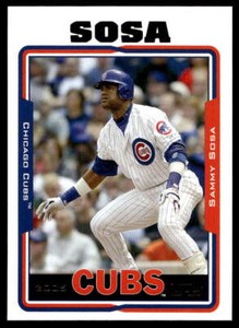2005 Topps #10 Sammy Sosa   Chicago Cubs