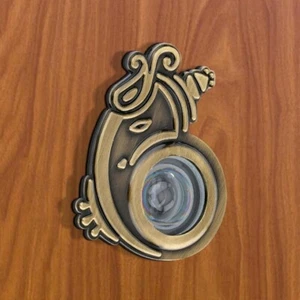 Zink Door Viewer Apartment Security Cat Eye Mirror 180 Degree Lens Pack of 1 - Picture 1 of 3