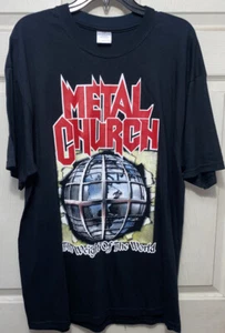 Vintage Metal Church - Weight Of The World Concert T-Shirt Sz XL - Picture 1 of 5